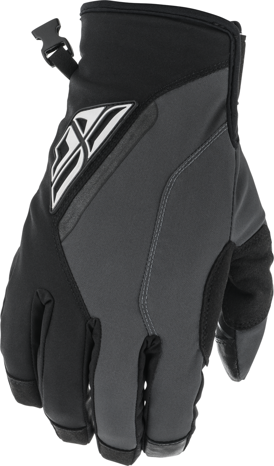 FLY RACING Youth Title Gloves Black/Grey Sz 06 371-05106