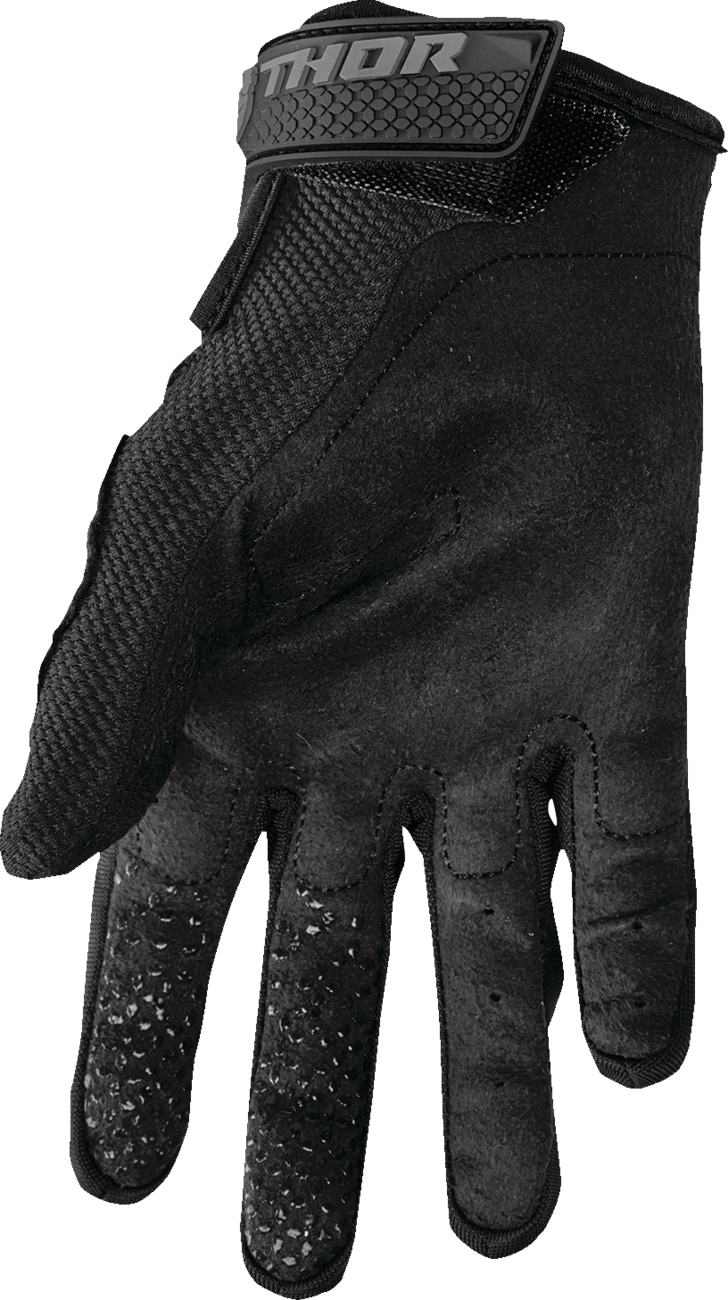THOR Youth Sector Gloves - Black/Gray - Medium 3332-1731