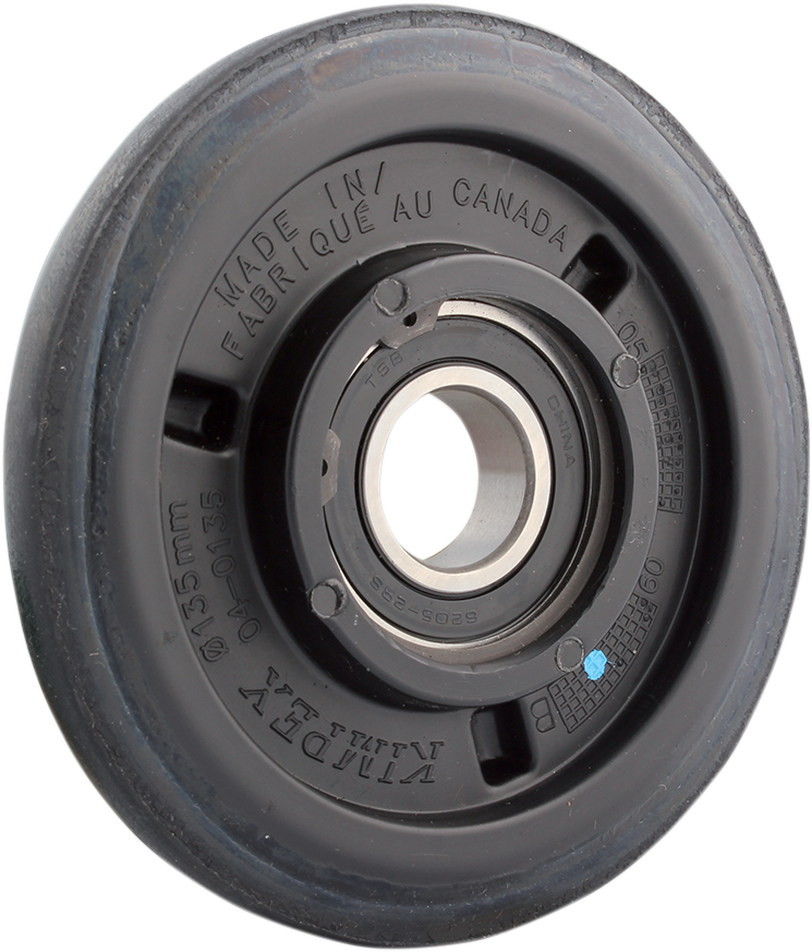 KIMPEX Idler Wheel with Bearing 6205-2RS - Black - Group - 135 mm OD x 1" ID 298926