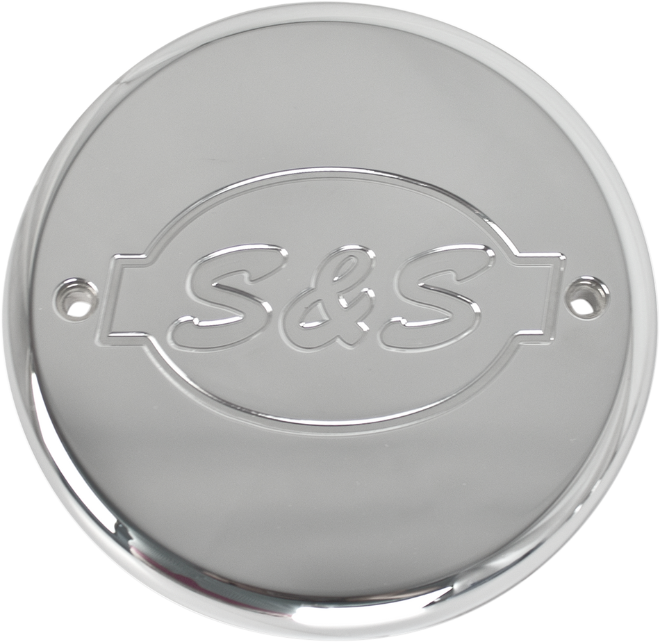 S&S CYCLE Air Cleaner Logo Cover - Chrome - Chief 170-0242