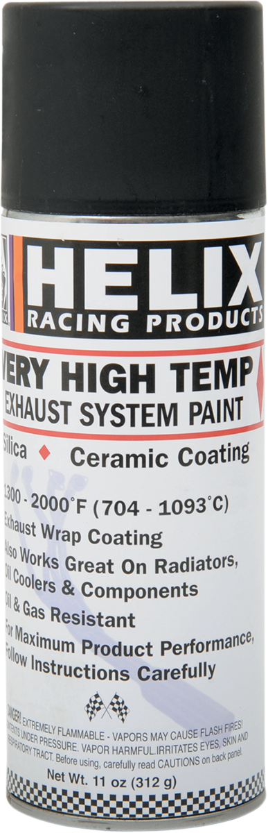 HELIX High-Temperature Paint - Black - 11 oz. net wt. - Aerosol 165-1020