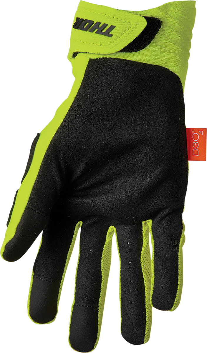 THOR Rebound Gloves - Acid/Black - Black 3330-6735