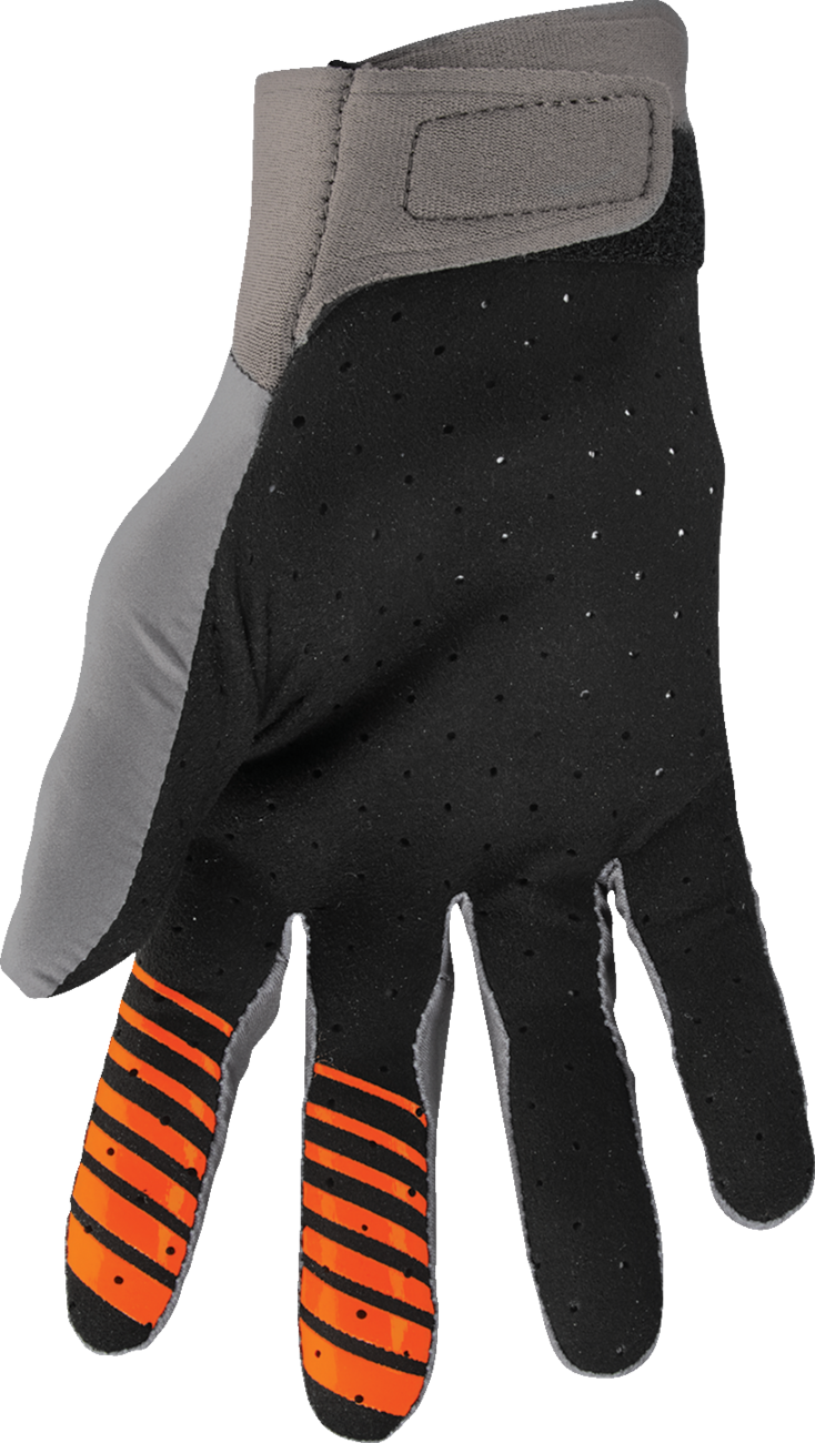 THOR Agile Gloves - Analog - Charcoal/Orange - Small 3330-7664