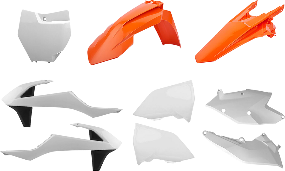 POLISPORT Body Kit - '17 OEM Orange/White - SX/SX-F/XC 90706
