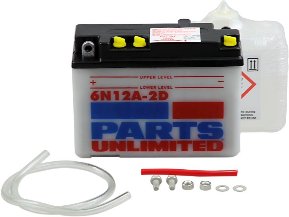 Parts Unlimited Battery - 6n12a-2d 6n12a-2d-Fp