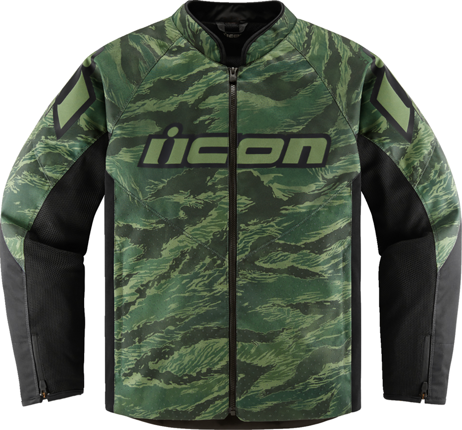 ICON Hooligan CE Tiger's Blood Jacket - Green - XL 2820-6155