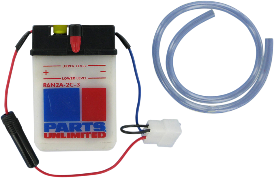 Parts Unlimited Conventional Battery 6n2a2c3