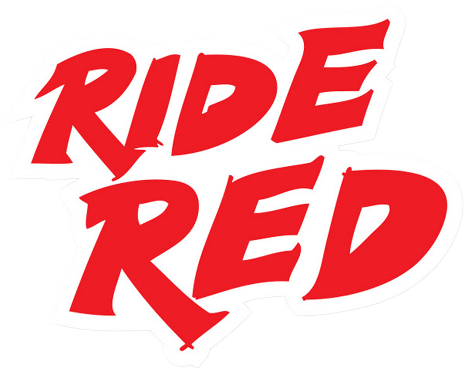 D'COR VISUALS Decal Sheet - 4" - Ride Red 40-10-203