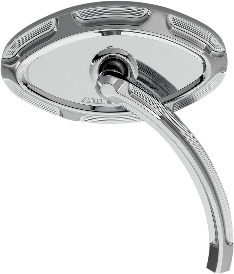 ARLEN NESS Cats Eye Forged Billet Mirror - Chrome - Right 13-133