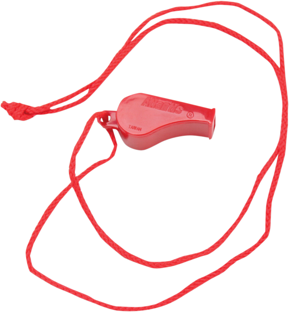 ATLANTIS Whistle - Corded - Red A2701