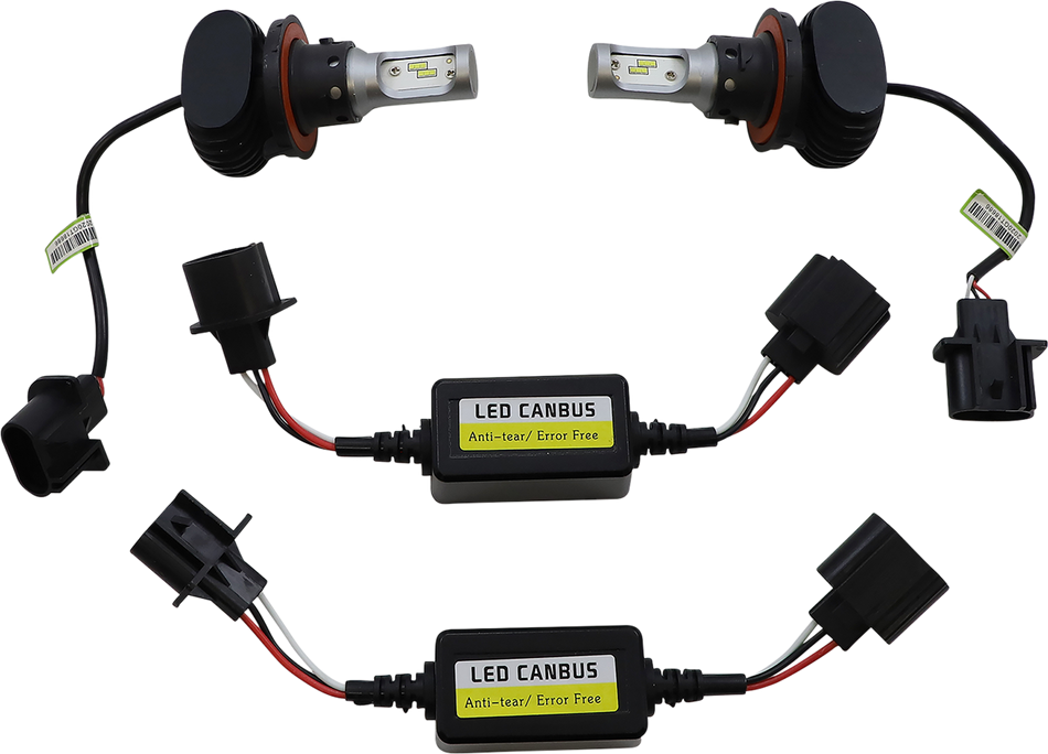 MOOSE RACING LED Headlight Bulbs - Polaris Q20-5001