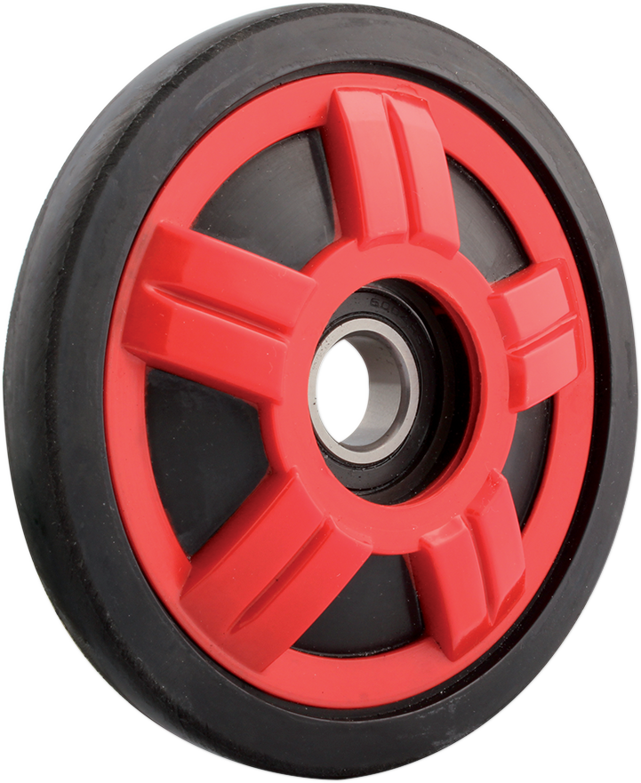 KIMPEX Idler Wheel with Bearing 6004-2RS - Red - Group 17 - 141 mm OD x 20 mm ID 298973