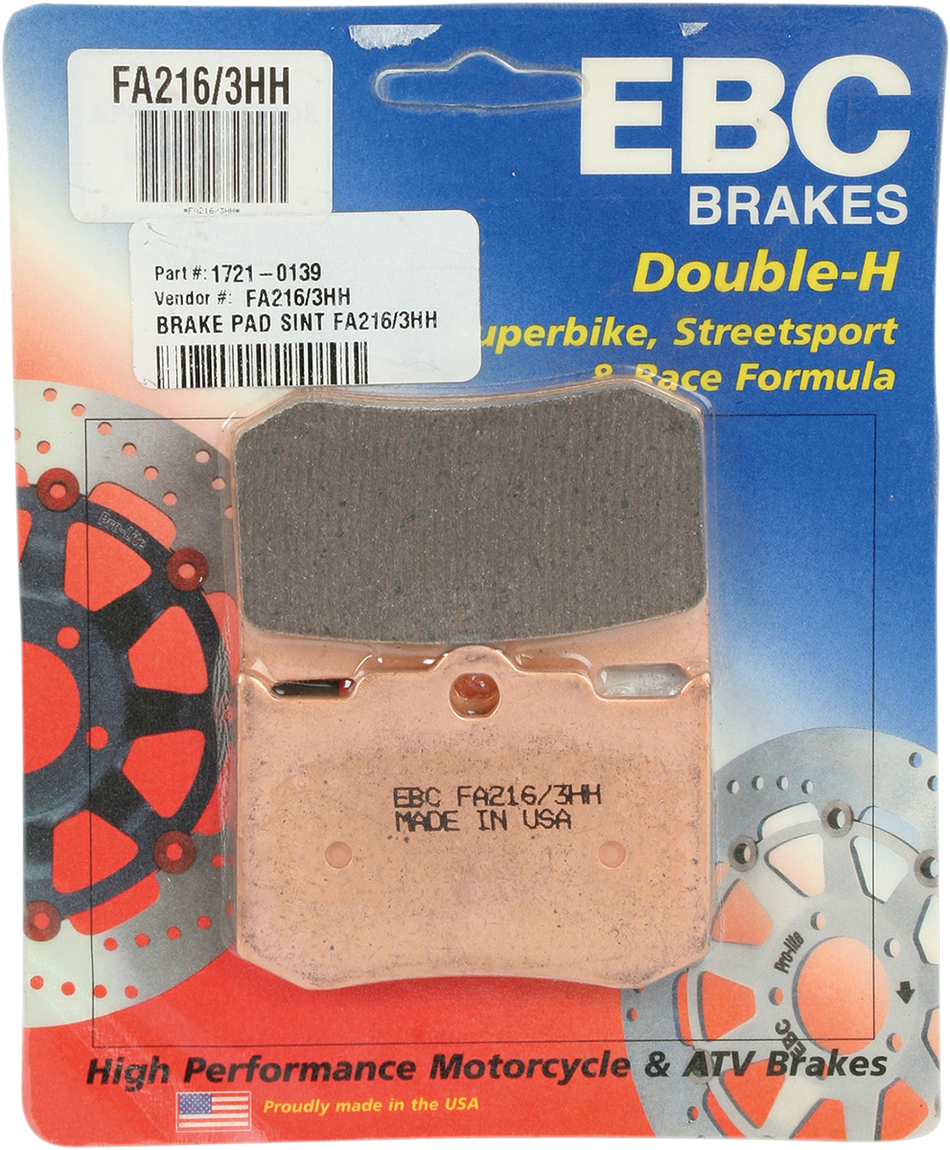 EBC HH Brake Pads - FA216/3HH FA216/3HH