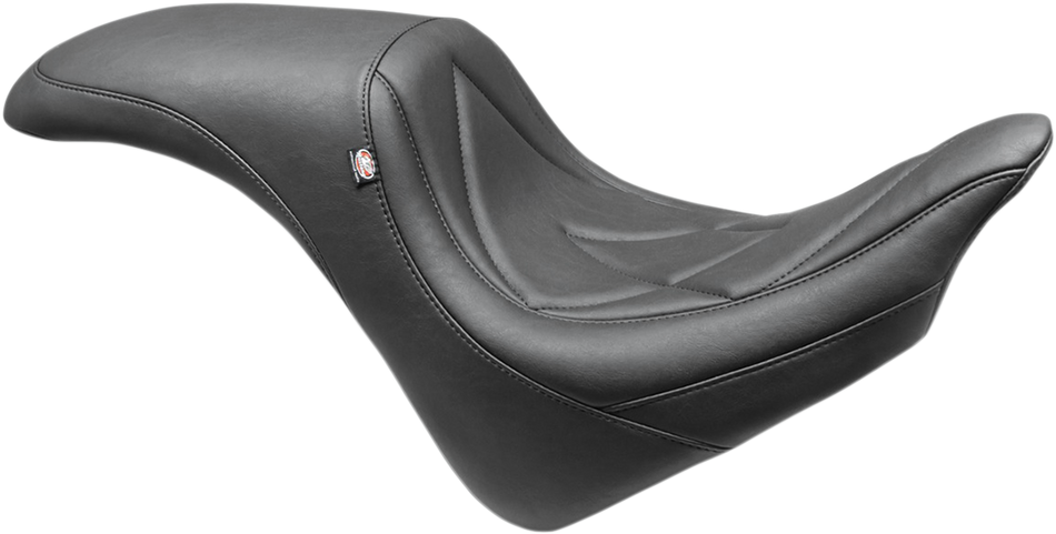 MUSTANG Seat - Tripper Fastback - 3D-Stacked/Triple Diamond Stitch - Black - VTX1300CX 84100