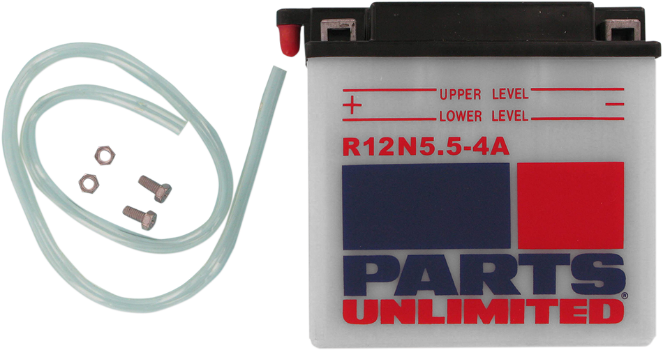 Parts Unlimited Conventional Battery 12n5.5-4a