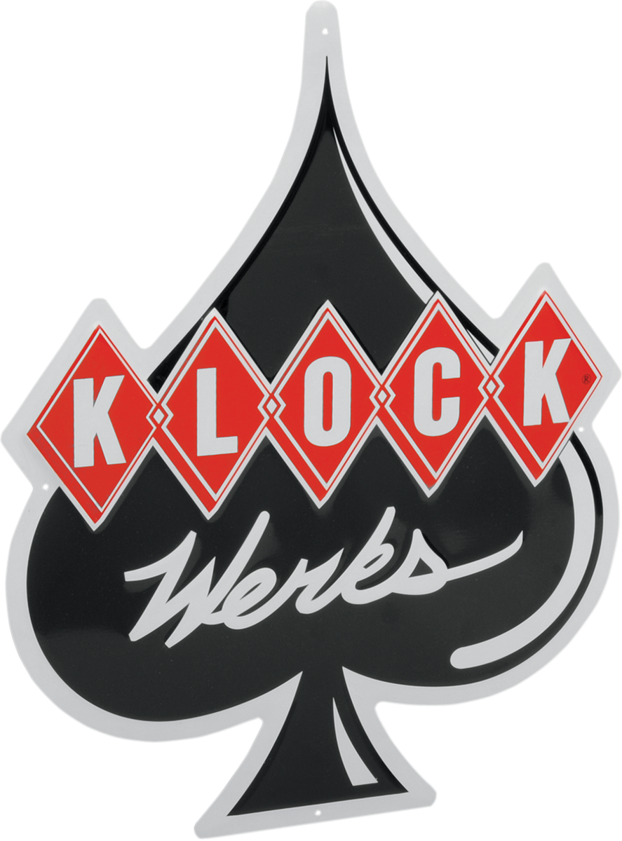KLOCK WERKS Metal Sign KWA-METALSIGN