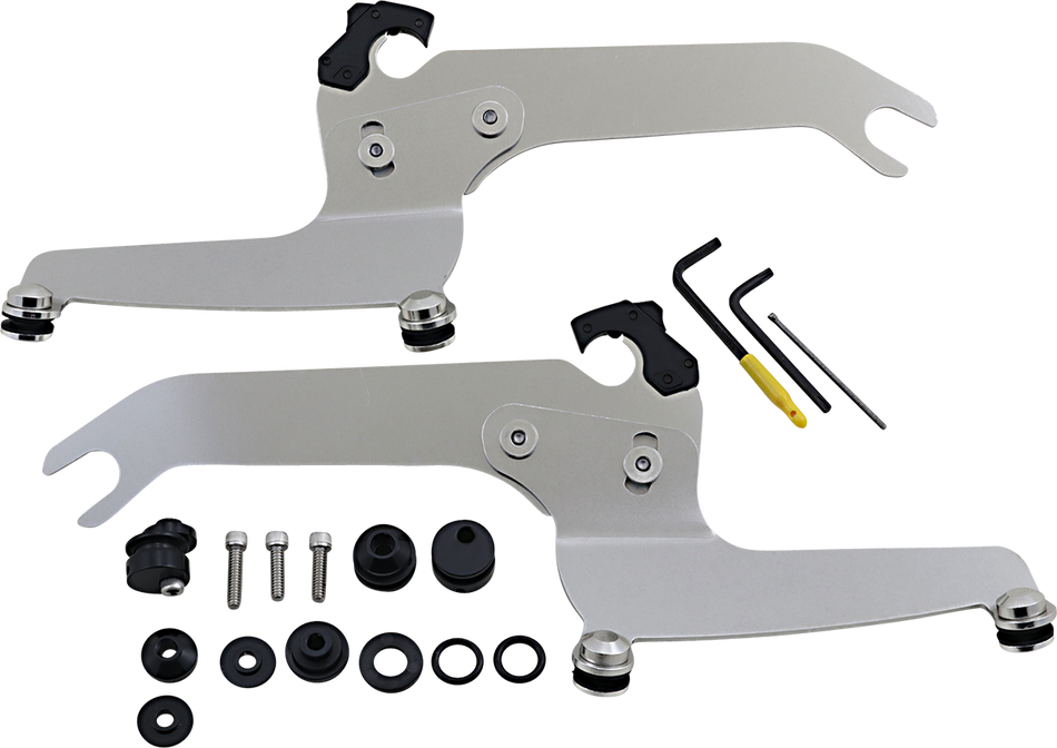 MEMPHIS SHADES Sportshield Trigger Lock Complete Mount Kit - Polished - FLSL MEK2052