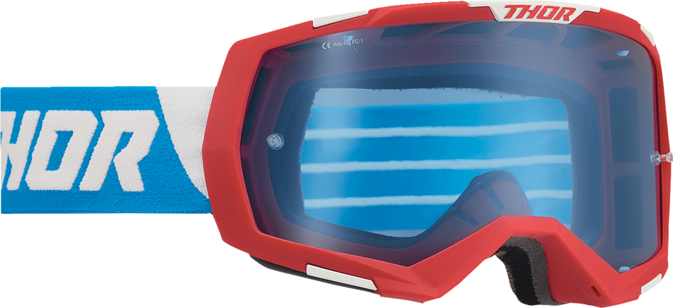 THOR Regiment Goggles - Red/White/Blue - Blue 2601-2967