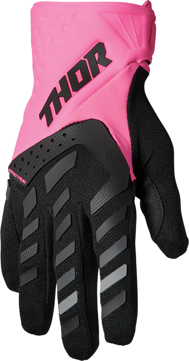 THOR Women's Spectrum Gloves - Fluo Pink/Black - Medium 3331-0208
