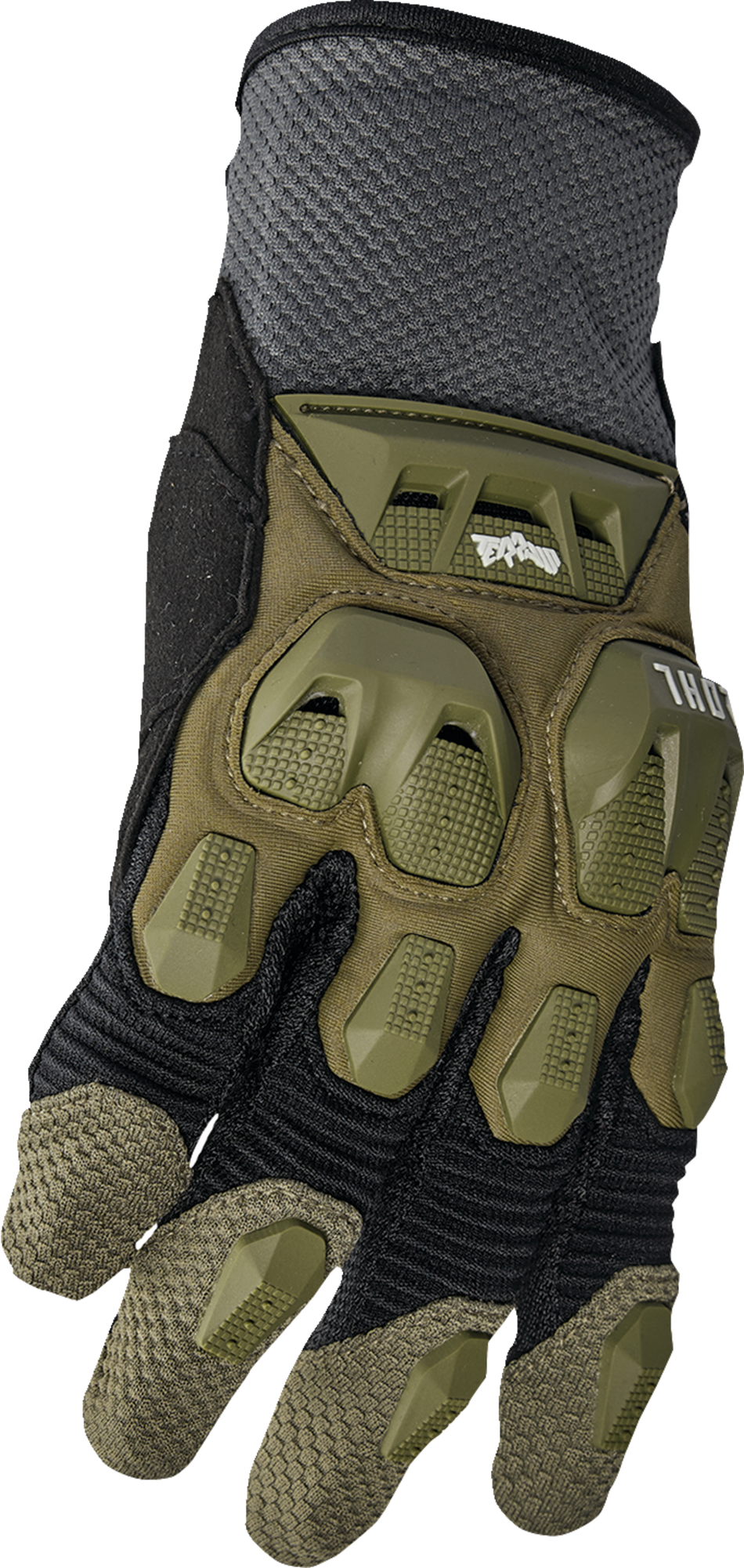 THOR Terrain Gloves - Army/Charcoal - Small 3330-7286