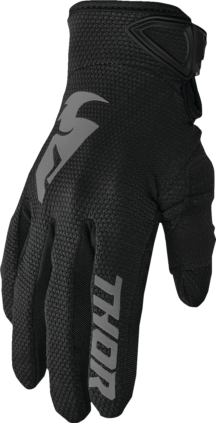 THOR Youth Sector Gloves - Black/Gray - XS 3332-1729