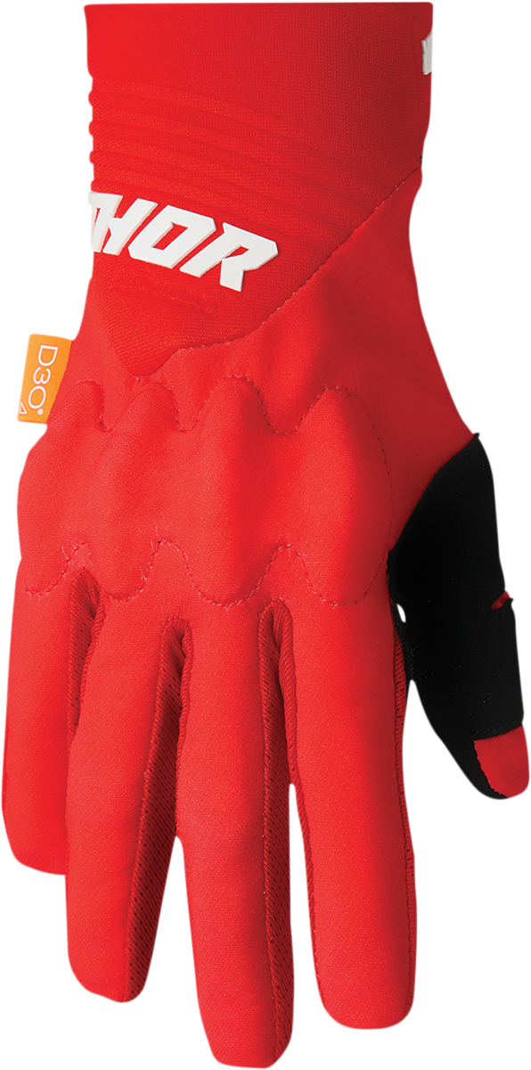 THOR Rebound Gloves - Red/White - Small 3330-6723