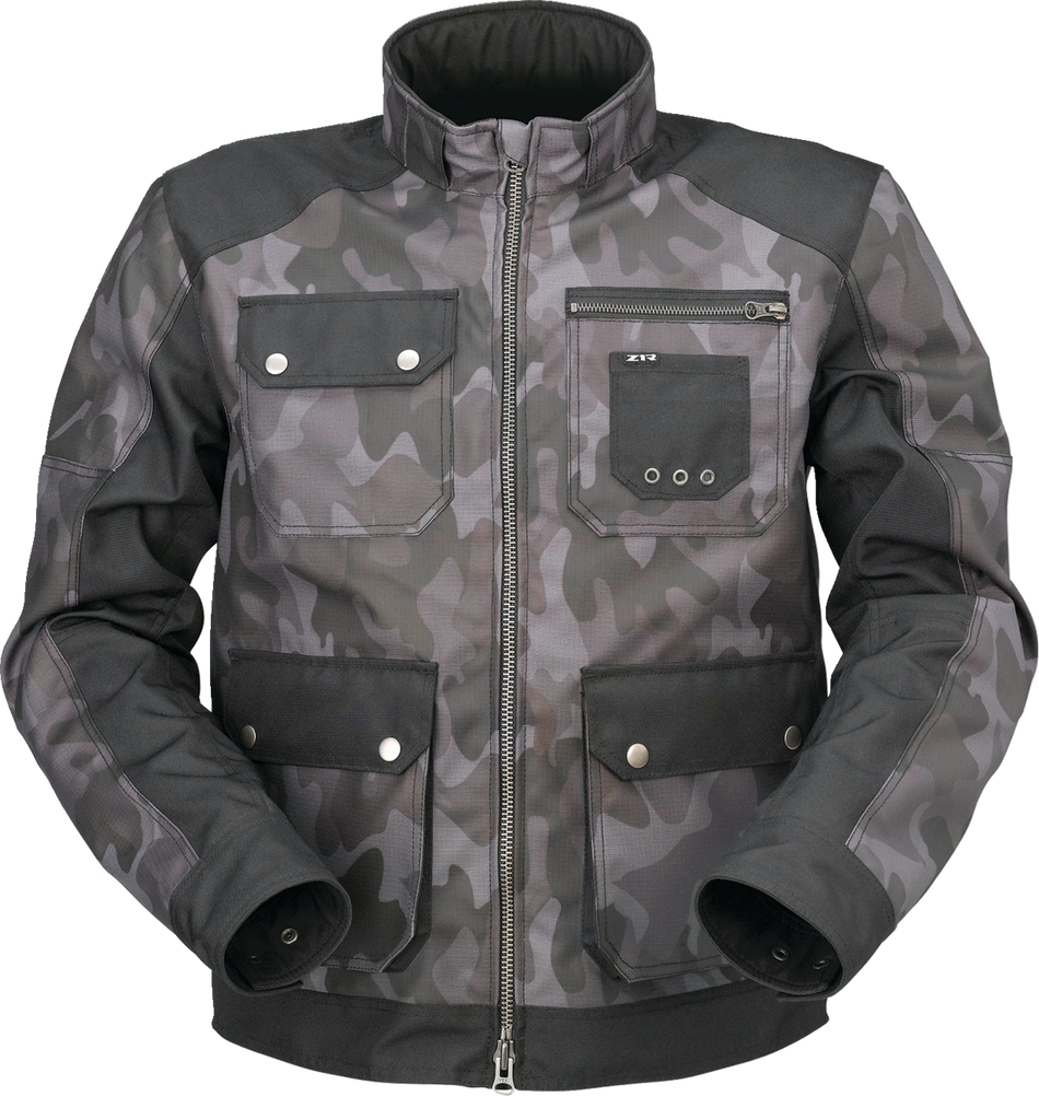 Z1R Camo Jacket - Gray/Black - 4XL 2820-5969