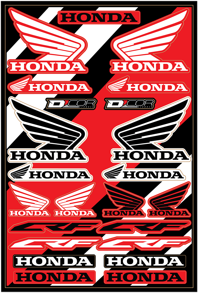 D'COR VISUALS Decal Sheet - Honda Cor2 40-10-101