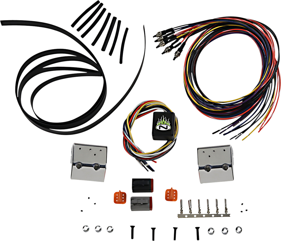 GMA ENGINEERING BY BDL Switch Kit - Brake/Clutch - Harness - Polished GMA-HBWH-SW-OP
