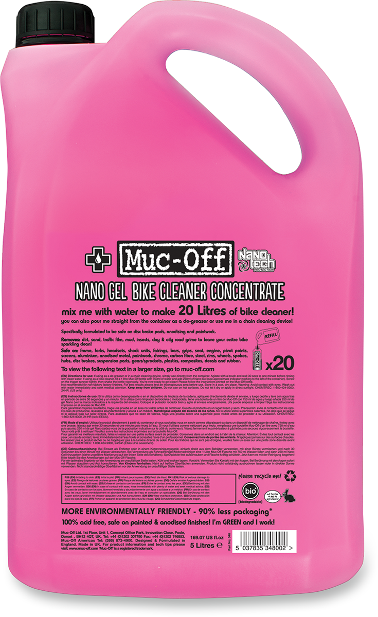 MUC-OFF Nano Gel Cleaner Concentrate - 5L 348