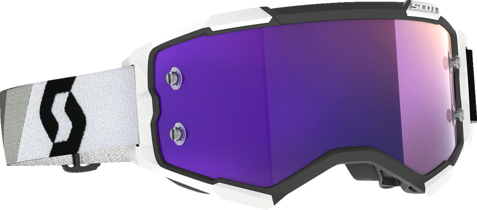 SCOTT Fury Goggle - Premium Black/White - Purple Chrome 272828-7702281