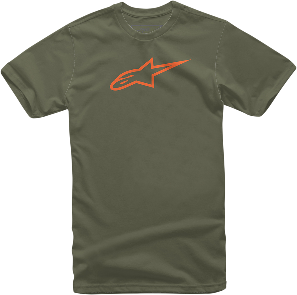 ALPINESTARS Ageless T-Shirt - Military/Orange - Medium 1032720306940M