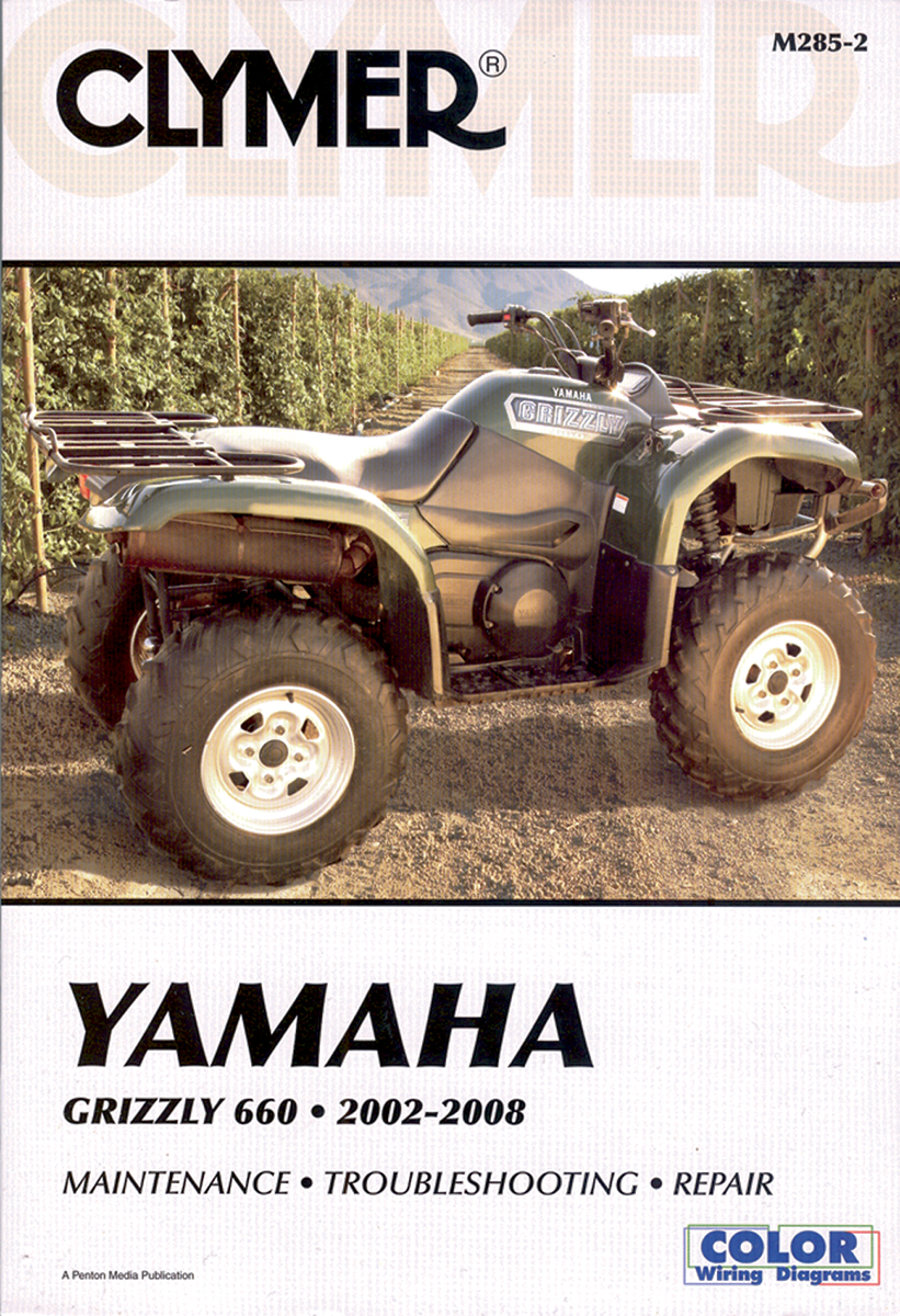 CLYMER Manual - Yamaha Grizzly 660 '02-'08 CM2852