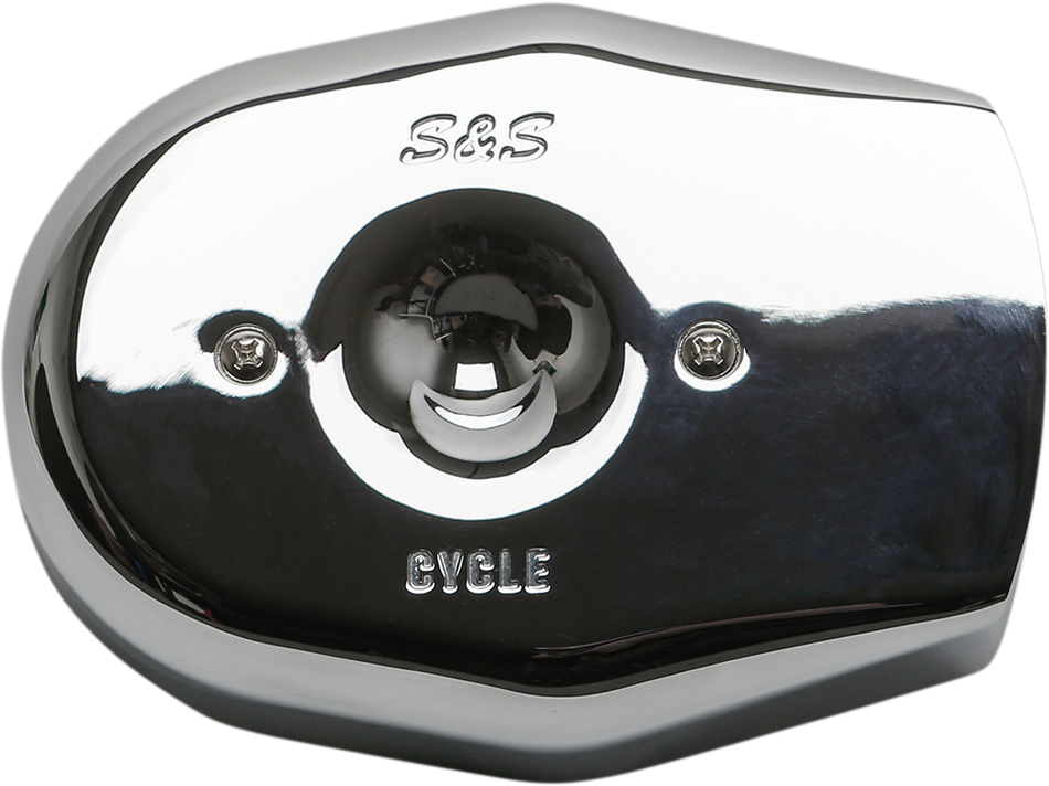S&S CYCLE Stealth Tribute Air Cleaner Cover - Chrome 170-0592