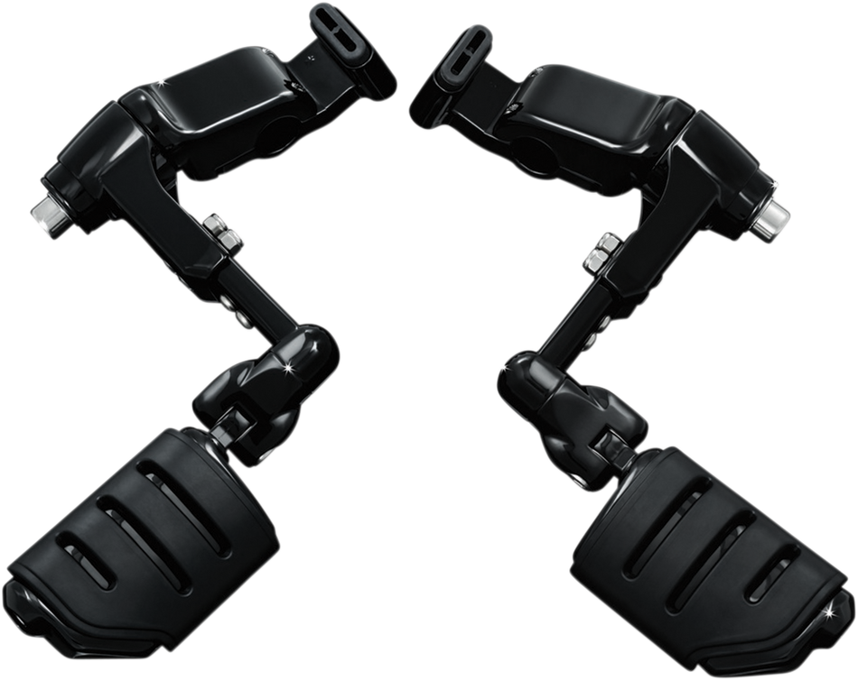 KURYAKYN Ergo 3 Dually Pegs - Adjustable Mount - Black 3990