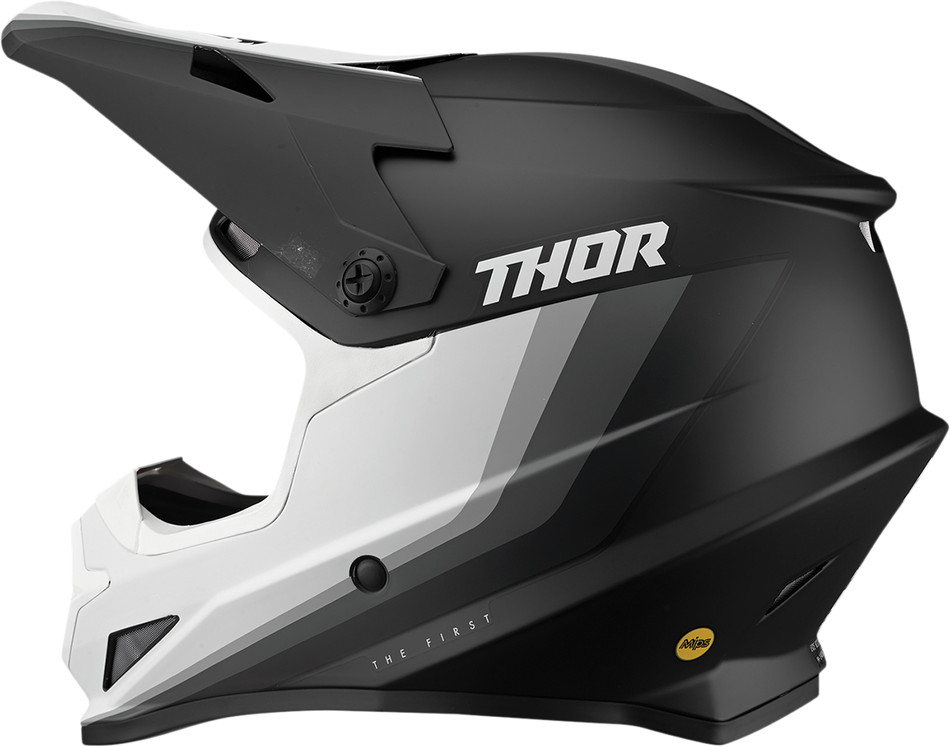THOR Sector Helmet - Runner - MIPS - Black/White - XL 0110-7318