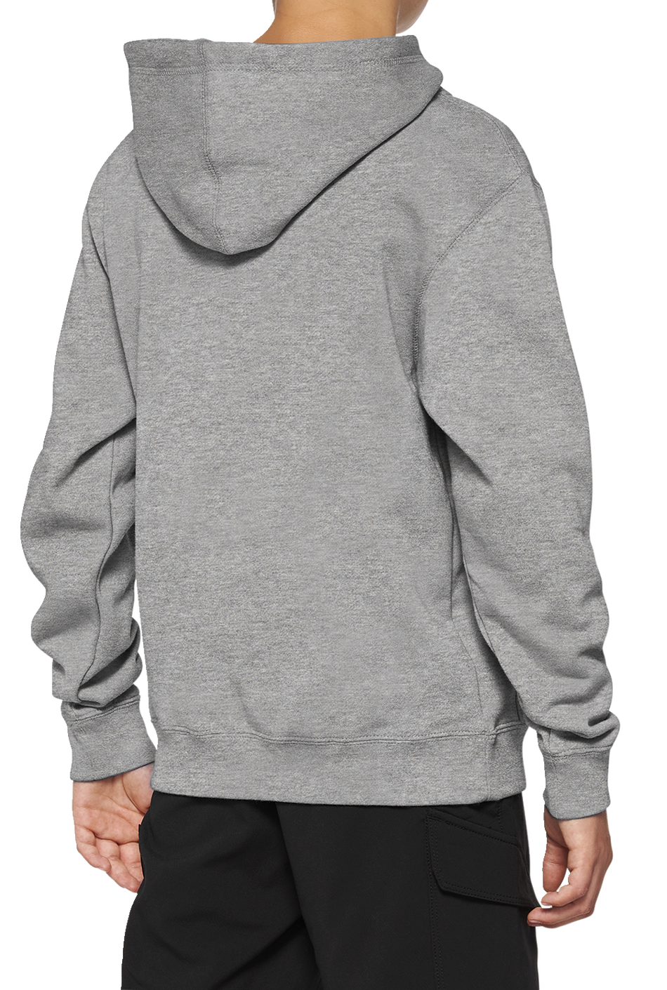 100% Youth Icon Hoodie - Gray - Small 20030-00004