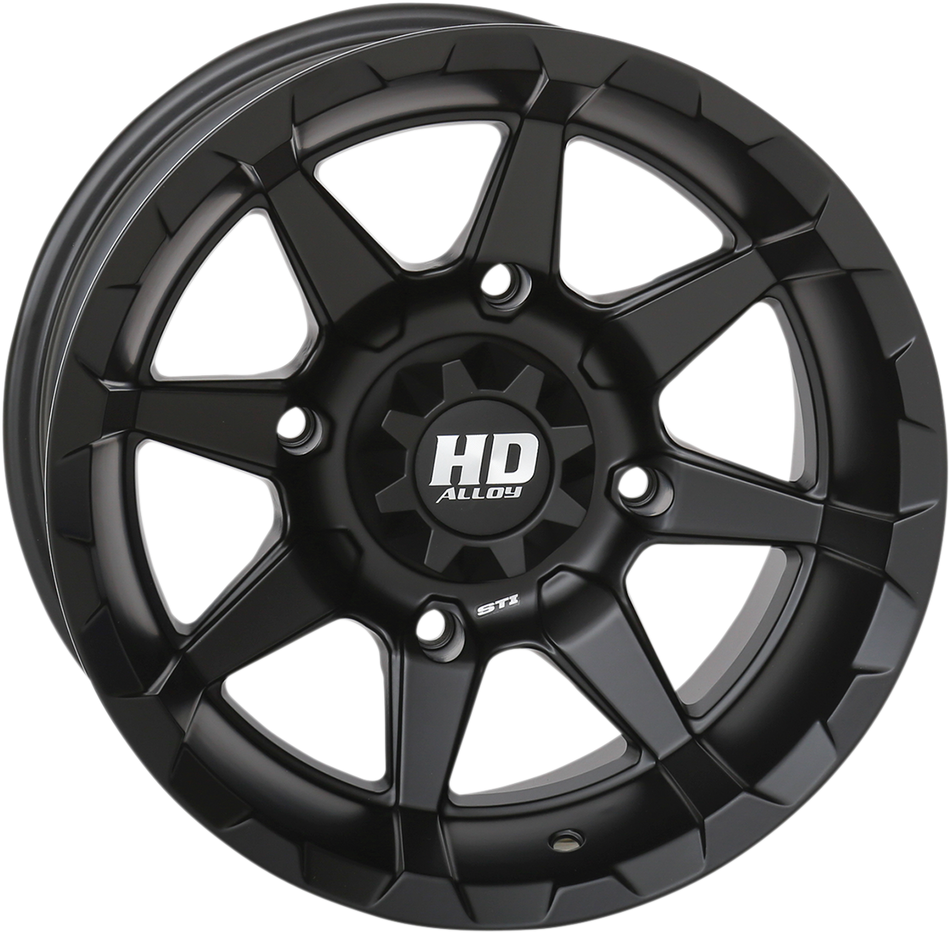 STI TIRE & WHEEL HD6 Wheel - Front/Rear - Black - 14x9 - 4/156 - 5+4 14HD6239