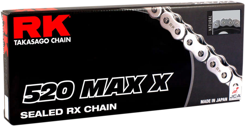 RK 520 - Max X Chain - 120 Links - Pink 520MAXX-120-PP