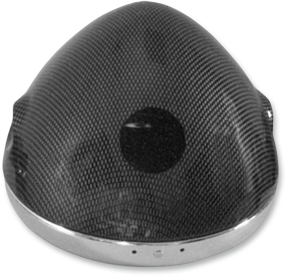 EMGO 7" Lucas Style Headlight Shell - Faux Carbon 66-65069
