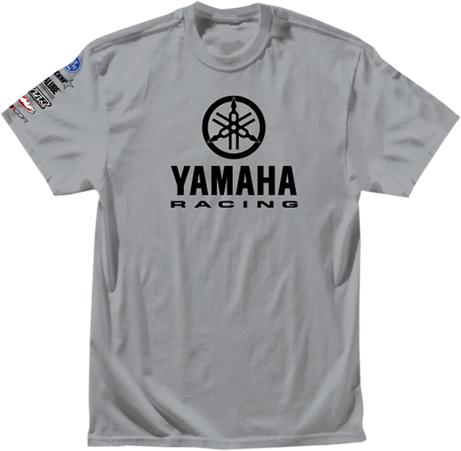 D'COR VISUALS Yamaha Racing T-Shirt - Gray - Large 80-117-3
