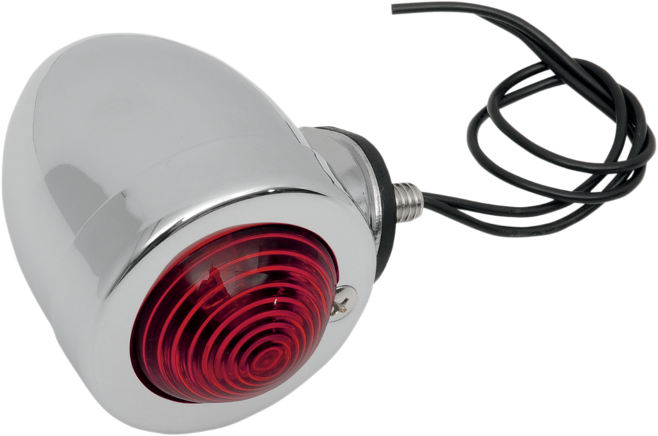 DRAG SPECIALTIES Bullet Light with Mount - Dual Filament - Red Lens 162051-BC207