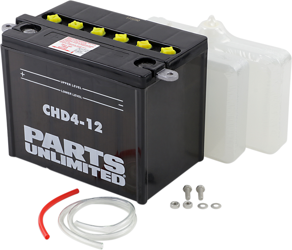 Parts Unlimited Battery - Yhd412 Chd4-12-Fp