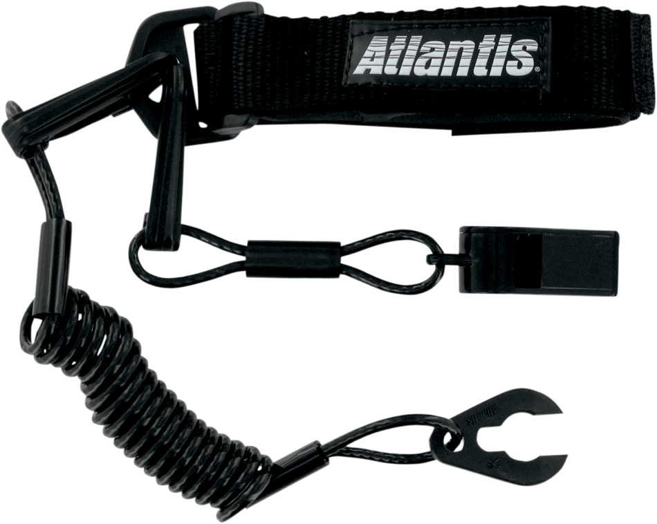 ATLANTIS Lanyard with Whistle - Yamaha - Black A8130PFW