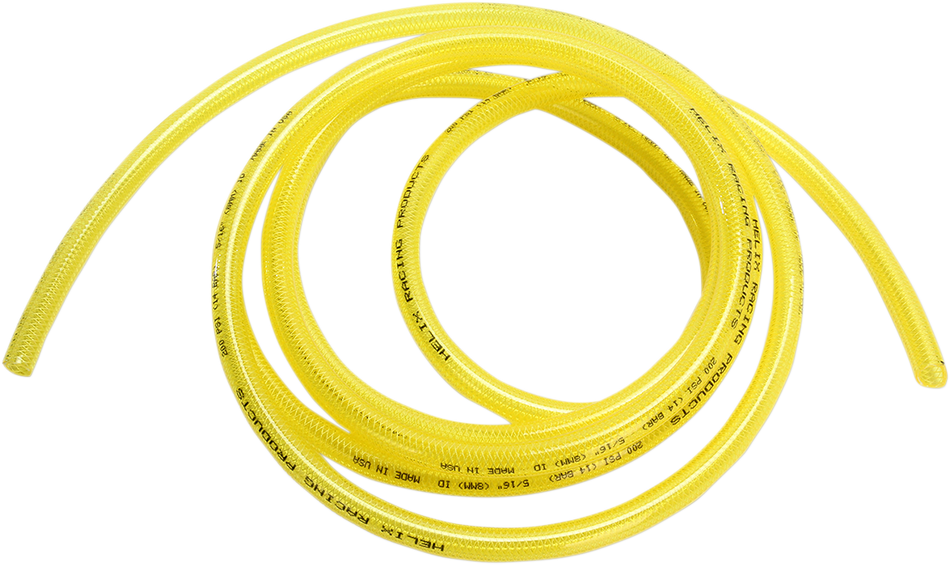 HELIX High-Pressure Fuel Line - Yellow - 5/16" - 10' 516-0204