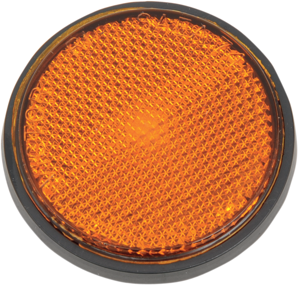 CHRIS PRODUCTS Reflector - Adhesive Back - Amber RR2A