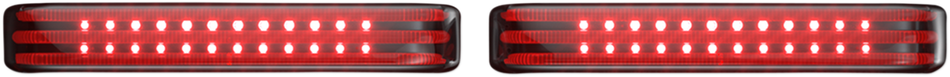 CUSTOM DYNAMICS Saddlebag LED Lights - Sequential - Chrome/Smoke PB-SBSEQ-HD-CS