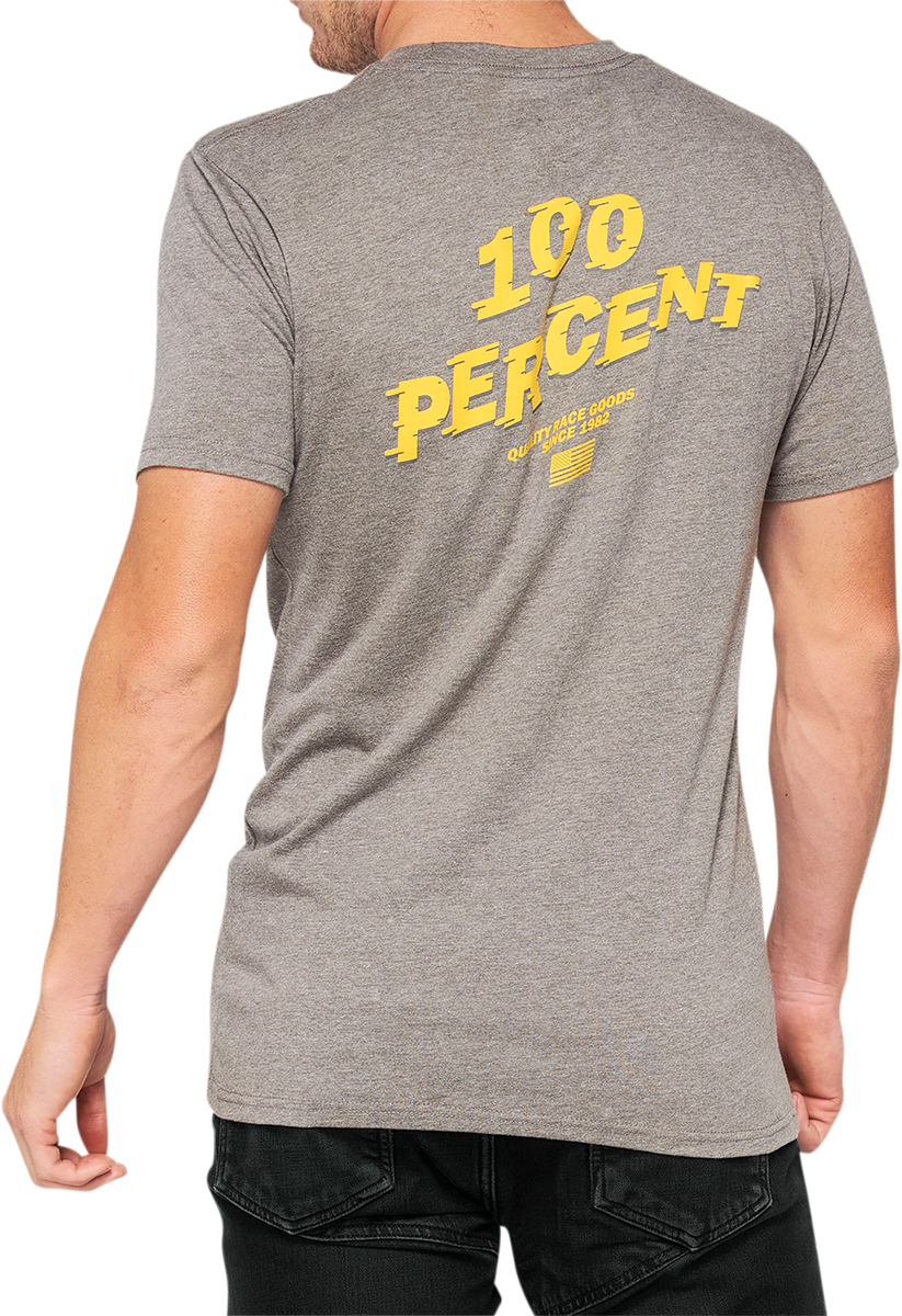 100% Dakota T-Shirt - Heather Gray - Small 32130-188-10