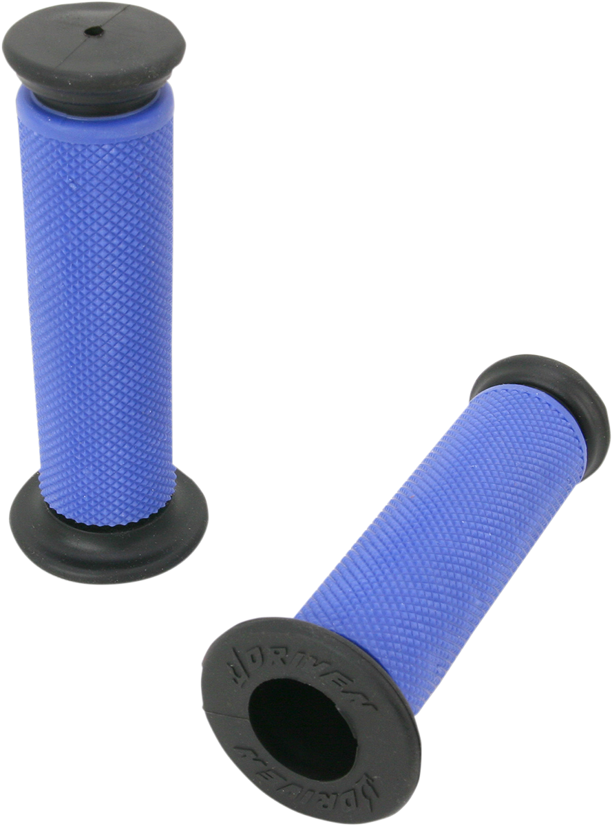 DRIVEN RACING Grips - Diamond - Closed Ends - Blue D637BL