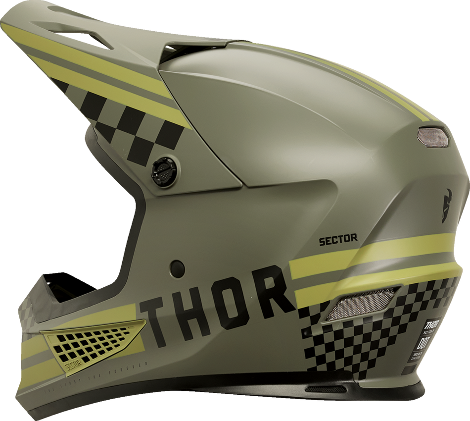 THOR Sector 2 Helmet - Combat - Army/Black - Small 0110-8146